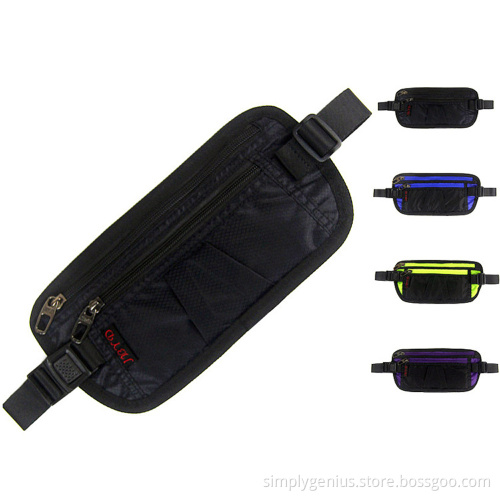 water proof RFID running waist bag belt